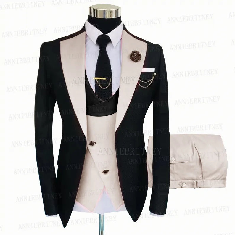 Custom Gray Wedding Suit Men Tuxedo Coat