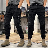 Cargo Pants for Mens Elastic Casual Trousers