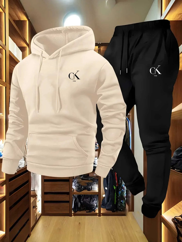 Mens Hoodie Sweatpants Loungewear Set