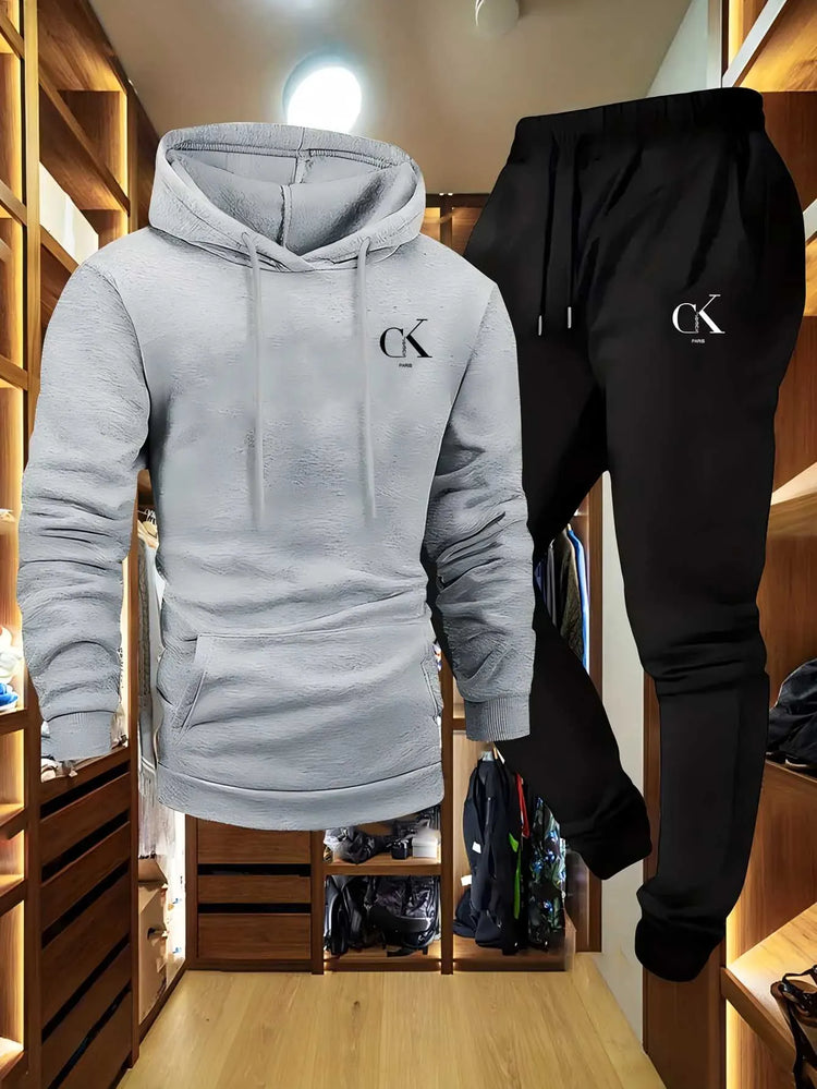 Mens Hoodie Sweatpants Loungewear Set