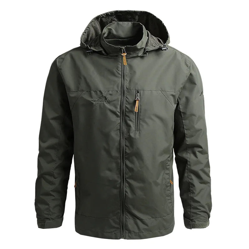 Men Tactical Waterproof Hooded Jacket 