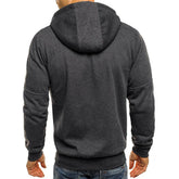 Mens slim fit zip hoodie sportswear wear