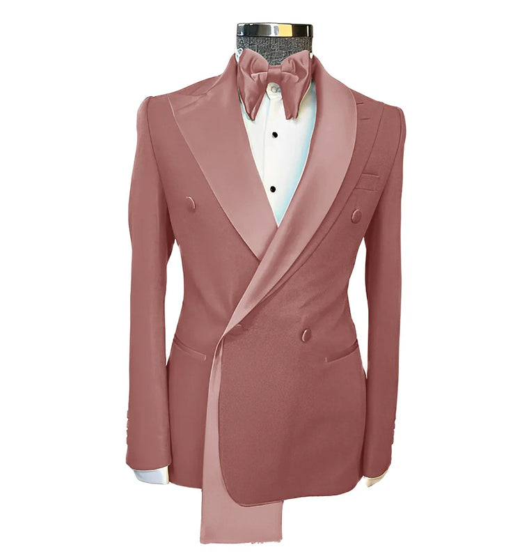 Men tuxedo blazer wedding suit peak lapel