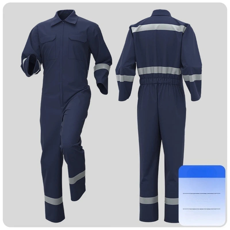 Mens Reflective Work Overalls Safety Suit