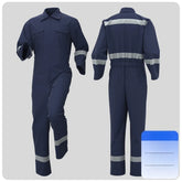 Mens Reflective Work Overalls Safety Suit