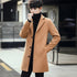 Men Wool Fleece Winter Tuxedo Coat Jacket