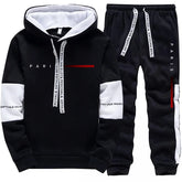 Men Hooded Sweatshirt Sweatpants Streetwear Casual Tracksuit