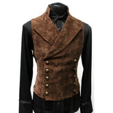 Mens Gothic Victorian Double Breasted Vest