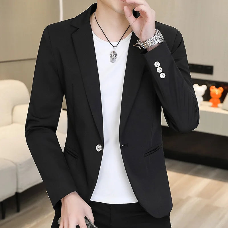 Mens Business Casual Formal Fit Blazer