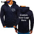 Custom Logo Zip Hoodie Jacket Mens Coats