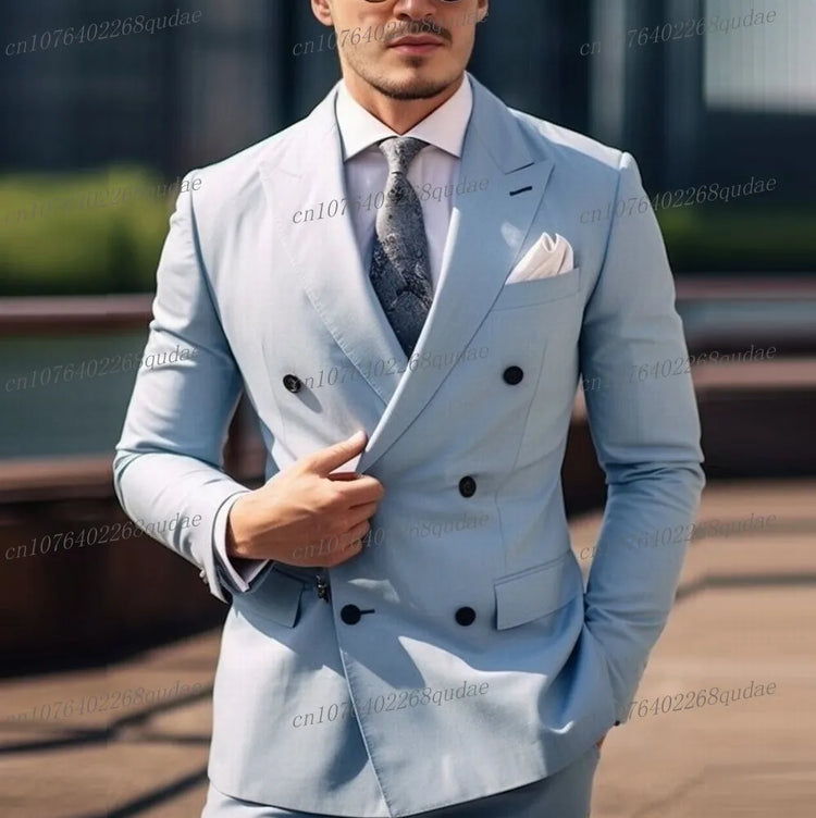 Pink Groom Wedding Tuxedo Suit 2025 Male