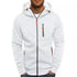 Mens slim fit zip hoodie sportswear wear