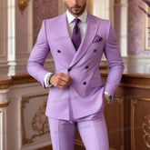 Pink Groom Wedding Tuxedo Suit 2025 Male