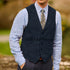 Men Suede Faux Leather Work Vest Utility Layering Vest