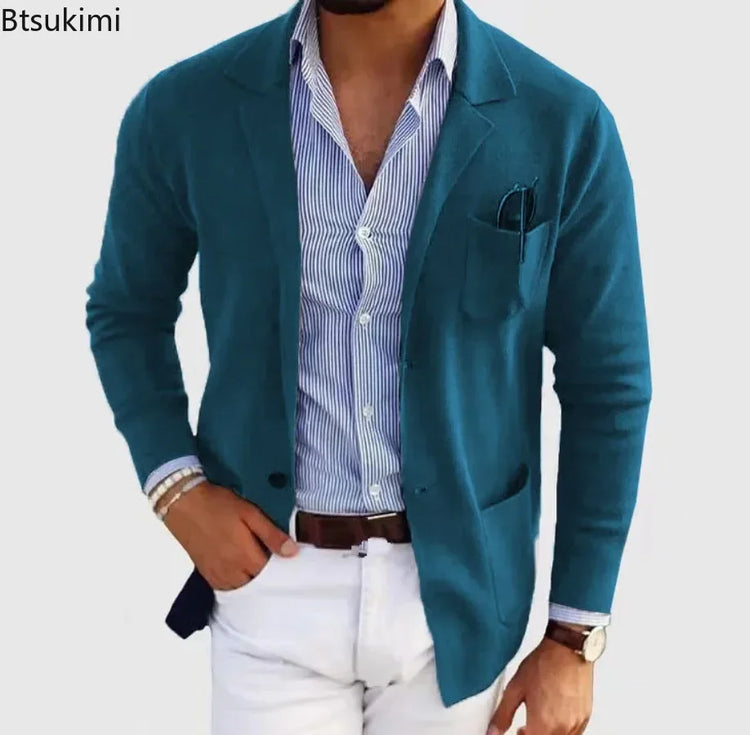 Slim Fit Mens Blazer Suit Jacket 2026
