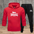 Mens Hoodie Sweatpants Casual Tracksuit Set