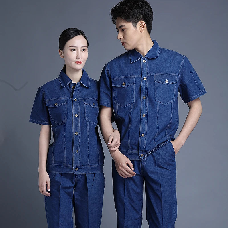 Men’s Workwear Overalls Mechanic Workshop Uniform