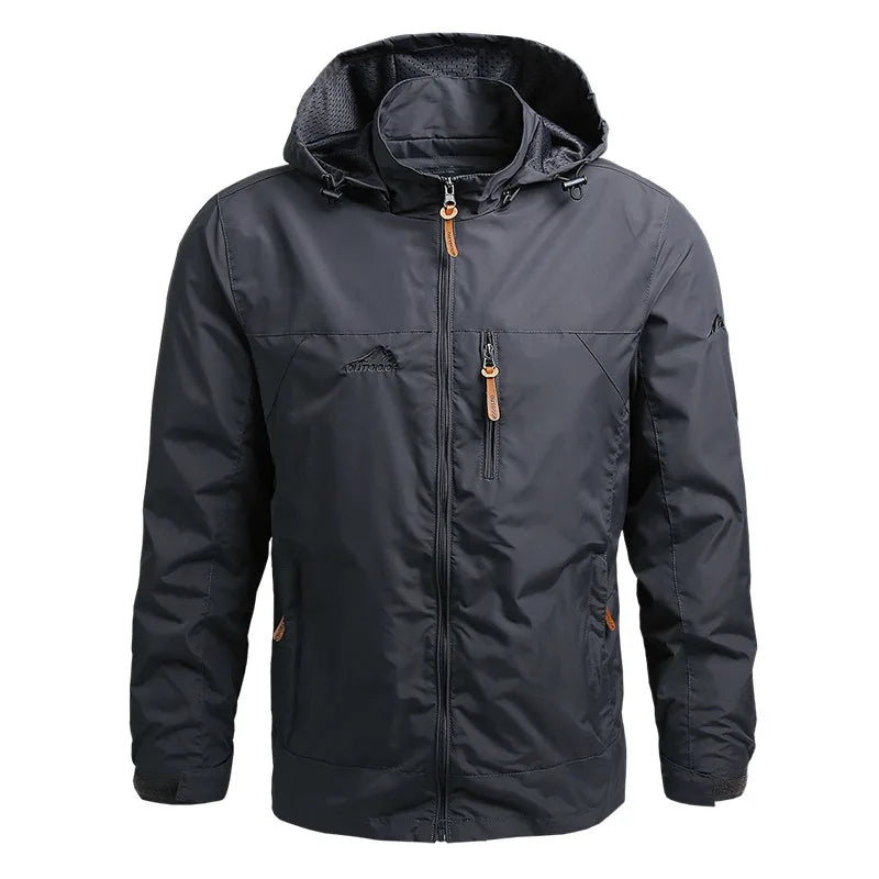 Men Tactical Waterproof Hooded Jacket 
