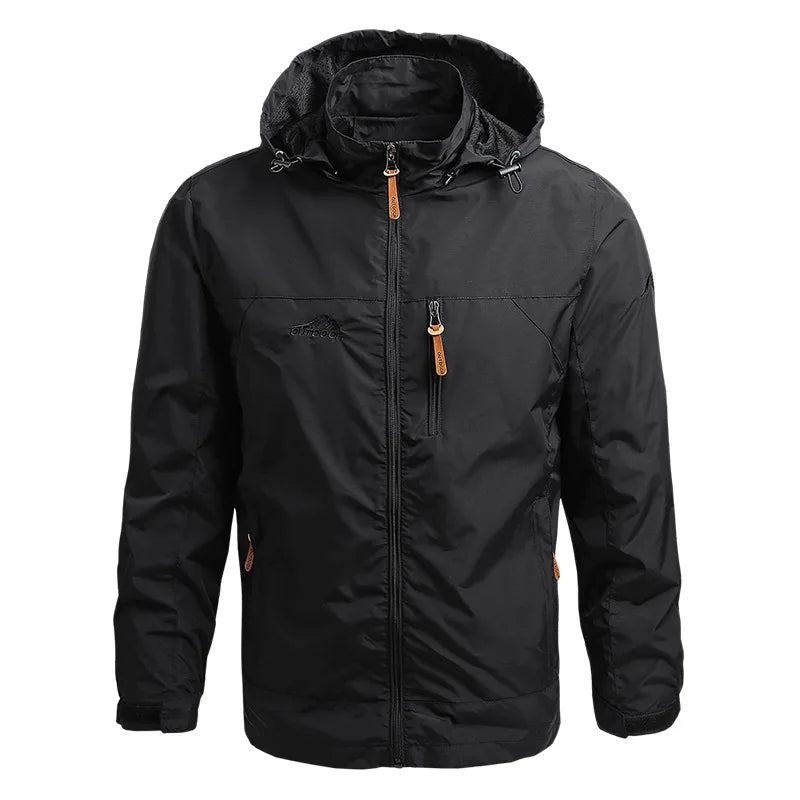 Men Tactical Waterproof Hooded Jacket 