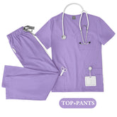 Unisex Medical Scrubs Uniform Set