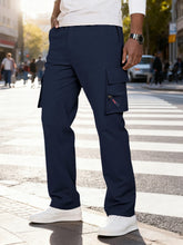 Men Cargo Pants Casual Multi Pocket Hiking Trouser