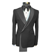 Men tuxedo blazer wedding suit peak lapel