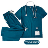 Unisex Medical Scrubs Uniform Set