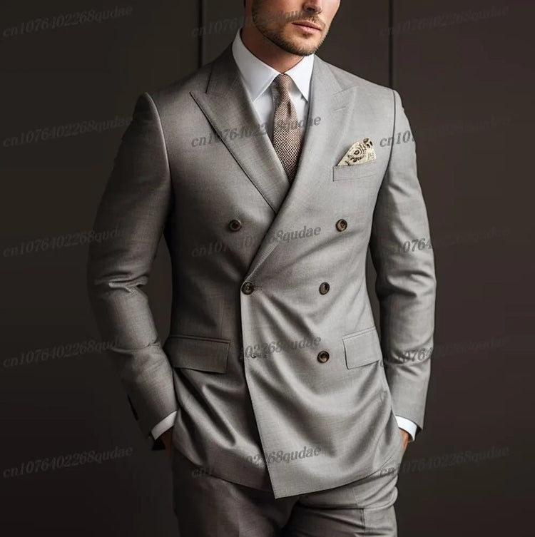 Pink Groom Wedding Tuxedo Suit 2025 Male