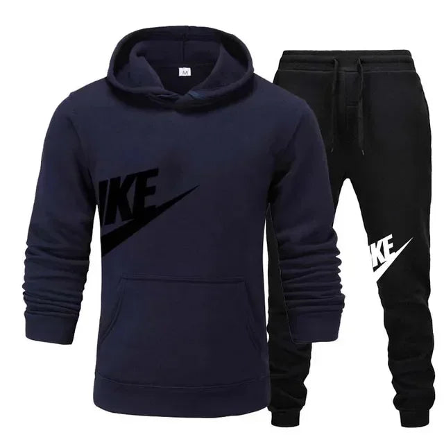 Mens Casual Hooded Tracksuit WinterWear