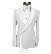 Men tuxedo blazer wedding suit peak lapel