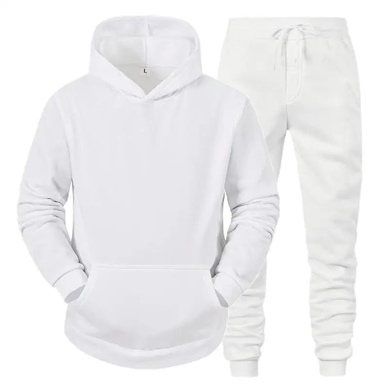 Mens Sportswear Hoodie Pants Tracksuit Set