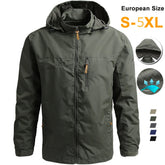 Men Tactical Waterproof Hooded Jacket 