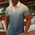 Mens Golf 3D Print Breathable Polo Shirt Wear