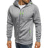 Mens slim fit zip hoodie sportswear wear