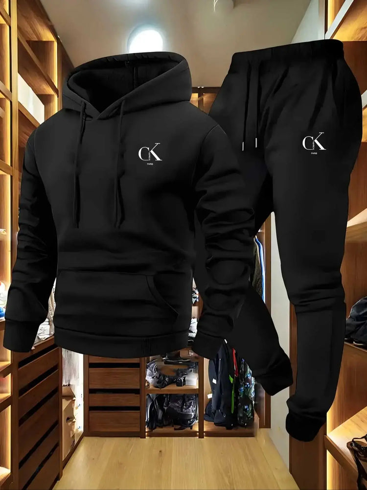 Mens Hoodie Sweatpants Loungewear Set