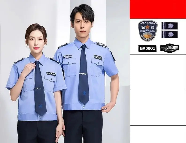 Hotel Doormen Staff Work Wear for men, showcasing uniform shirts for security personnel in professional settings.