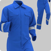 Mens Reflective Work Overalls Safety Suit