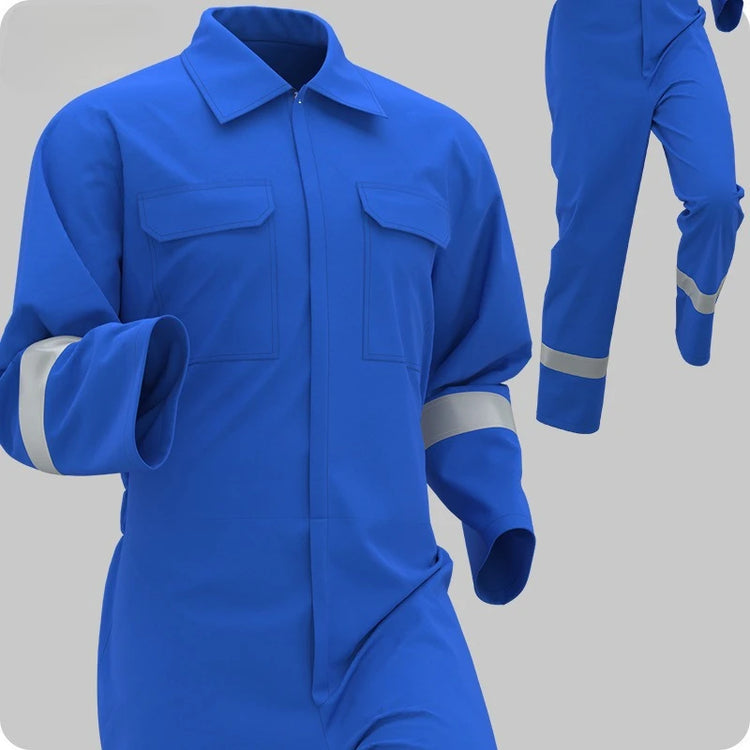 Mens Reflective Work Overalls Safety Suit