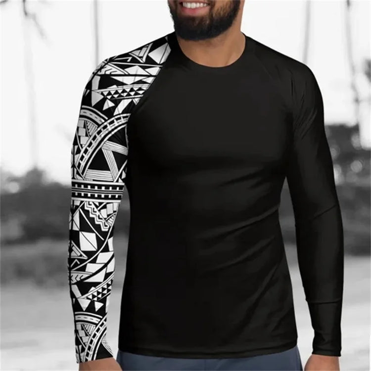 Unisex UV Surf Rash Guard Swim Shirt Top